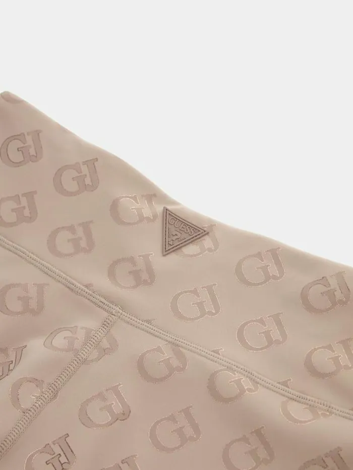 Women Gj Logo Flare Pants Multi Pink Guess Activewear
