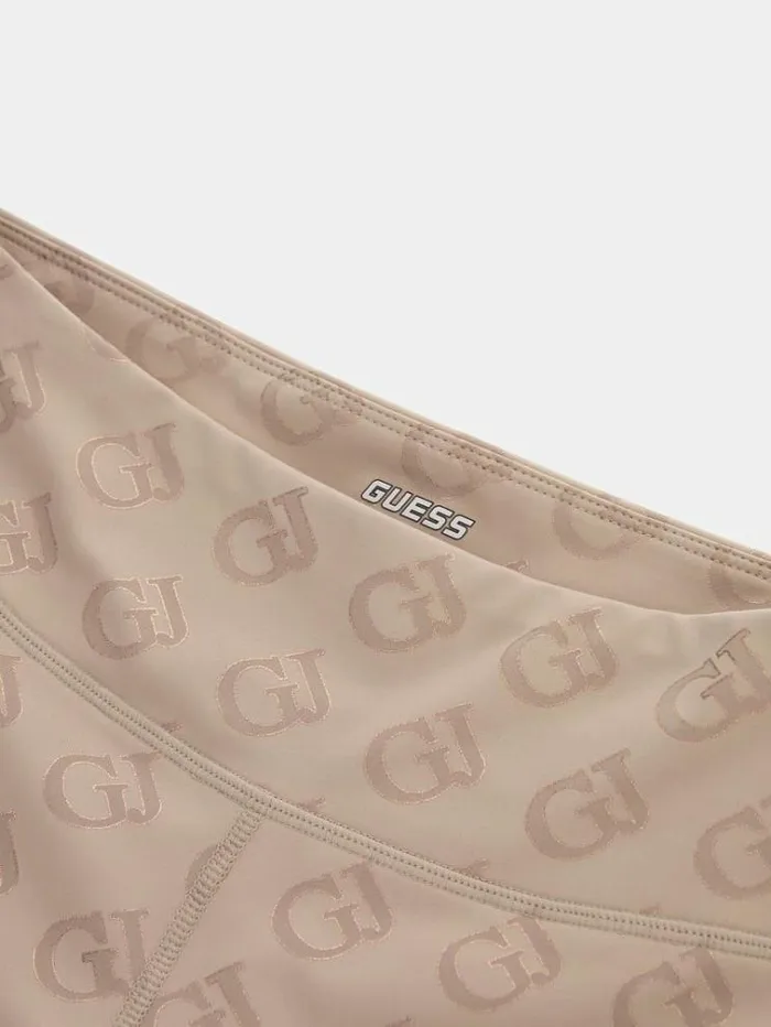 Women Gj Logo Flare Pants Multi Pink Guess Activewear