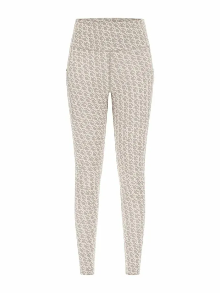 Women Gj Logo Leggings Multi Beige Guess Activewear
