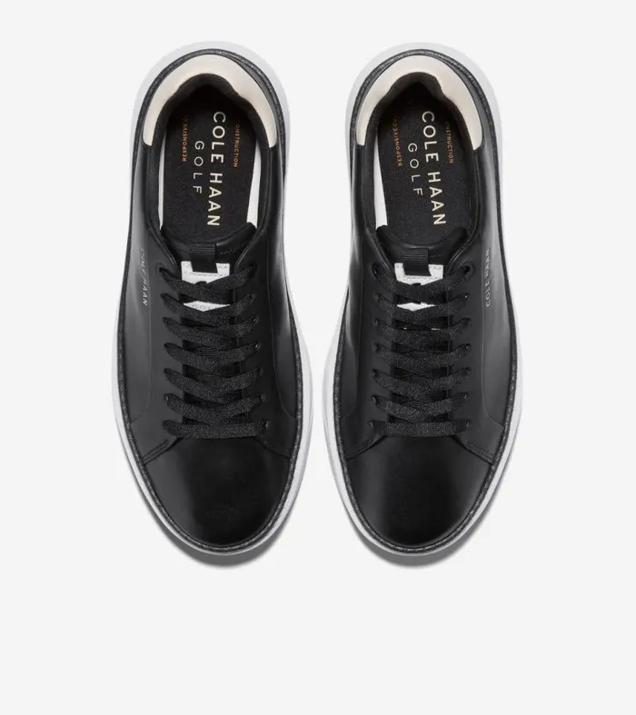 Women Golf Shoes Cole Haan GrandPr Waterproof Topspin Golf Shoes Blackwhitecap Grayoptic White