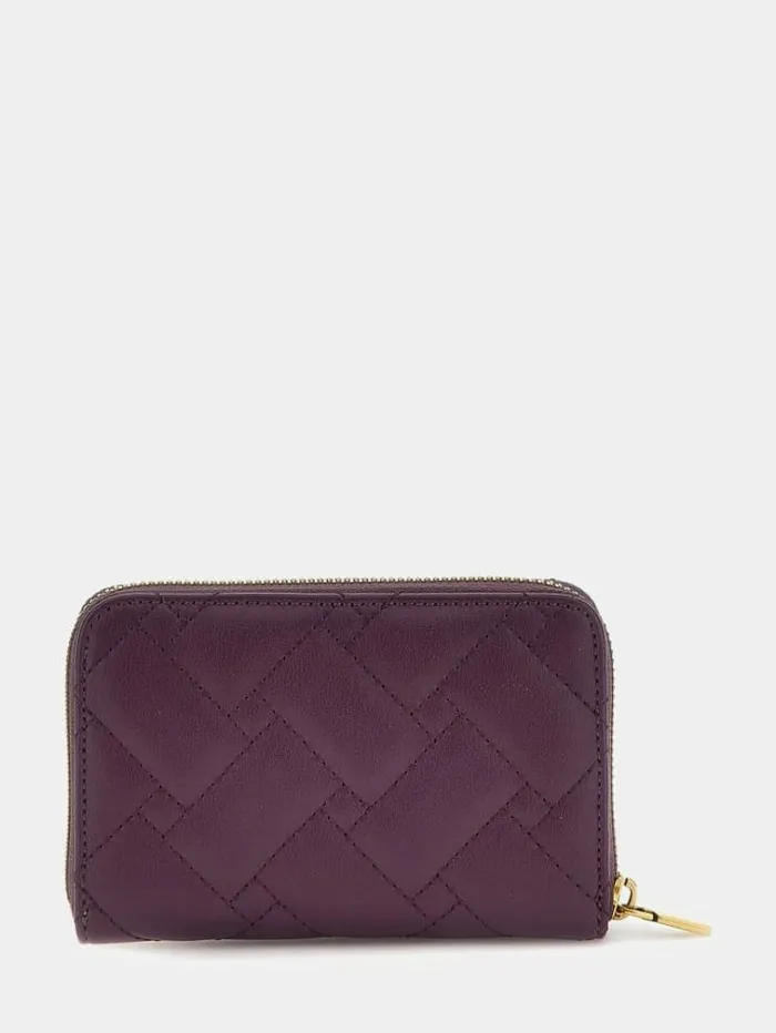 Women Gracelynn Quilted Wallet Purple Guess Wallets