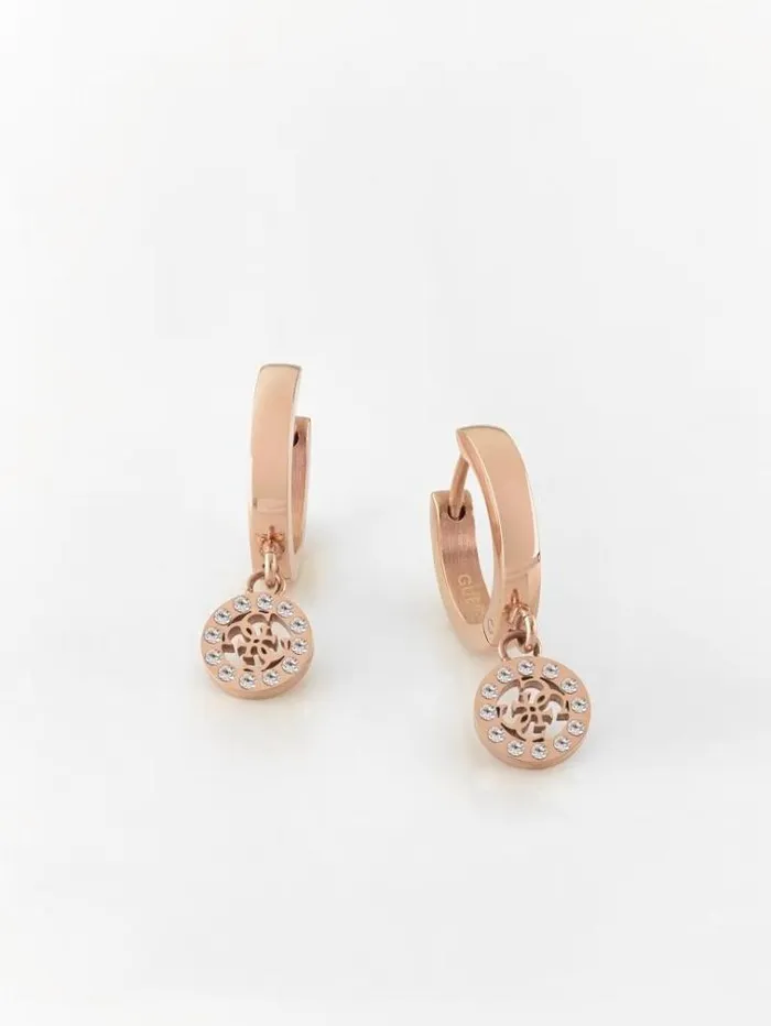 Women guess Miniature Earrings Rose Gold Guess Jewellery