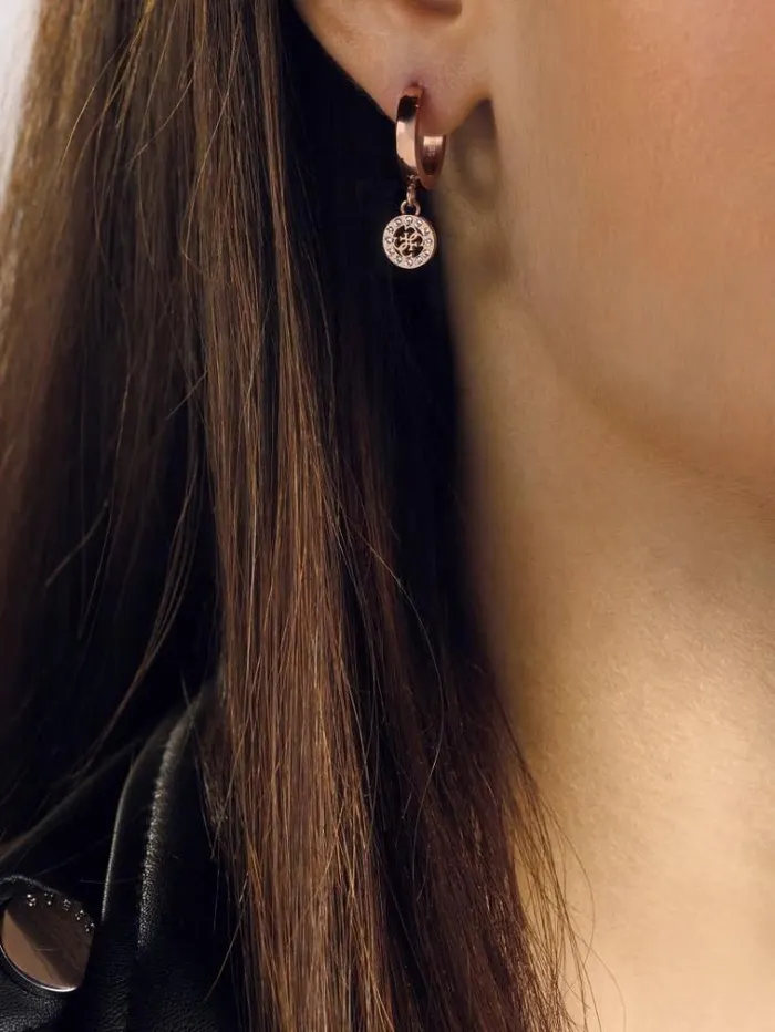 Women guess Miniature Earrings Rose Gold Guess Jewellery