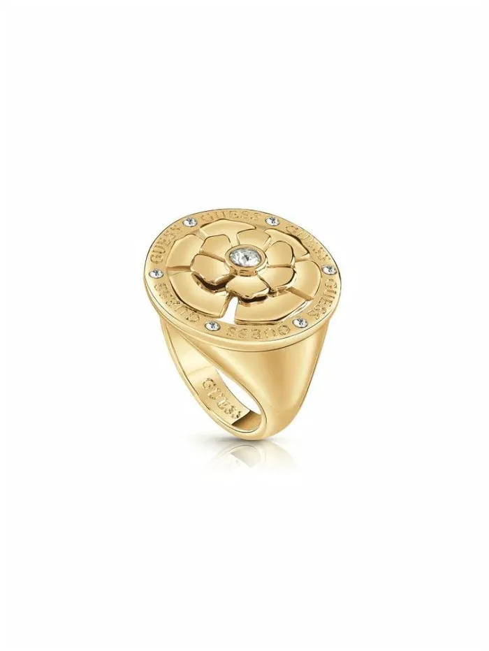 Women guess Peony Ring Gold Guess Jewellery