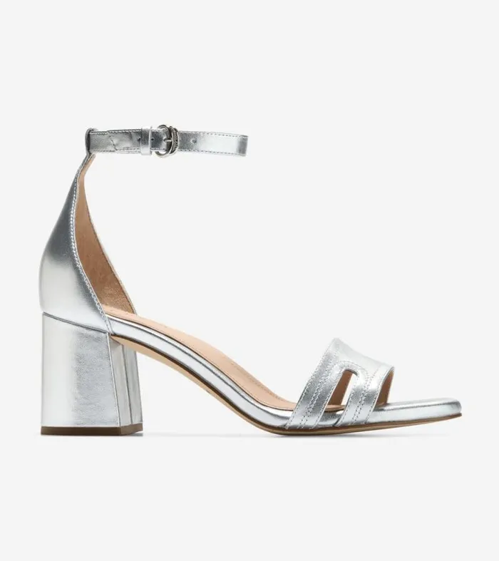Women Heels and Pumps Cole Haan Adelaine Sandal Silver