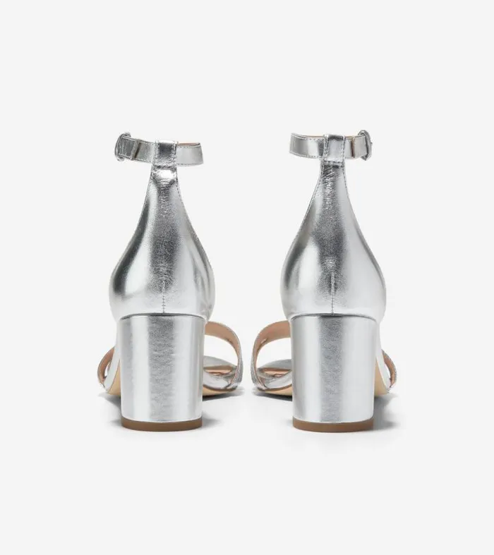Women Heels and Pumps Cole Haan Adelaine Sandal Silver