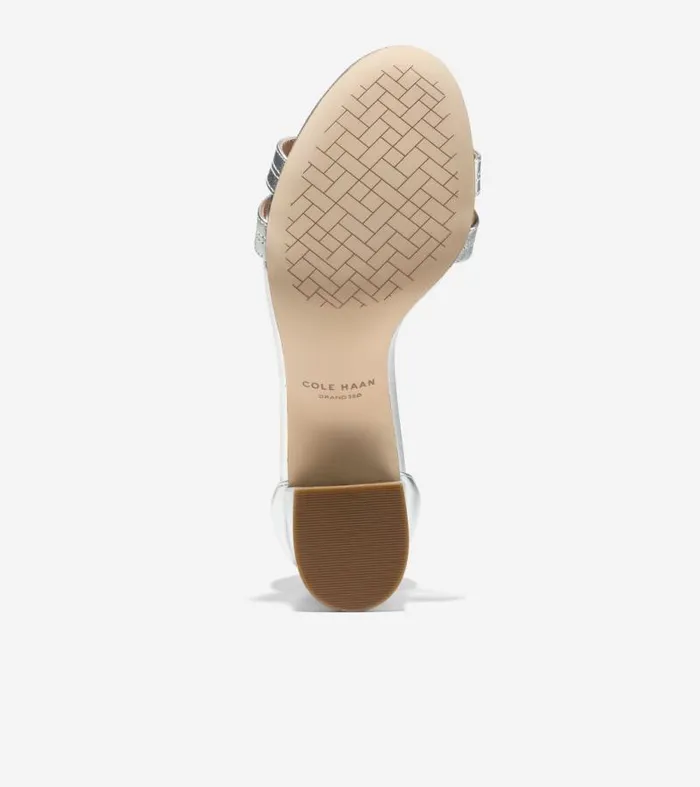 Women Heels and Pumps Cole Haan Adelaine Sandal Silver