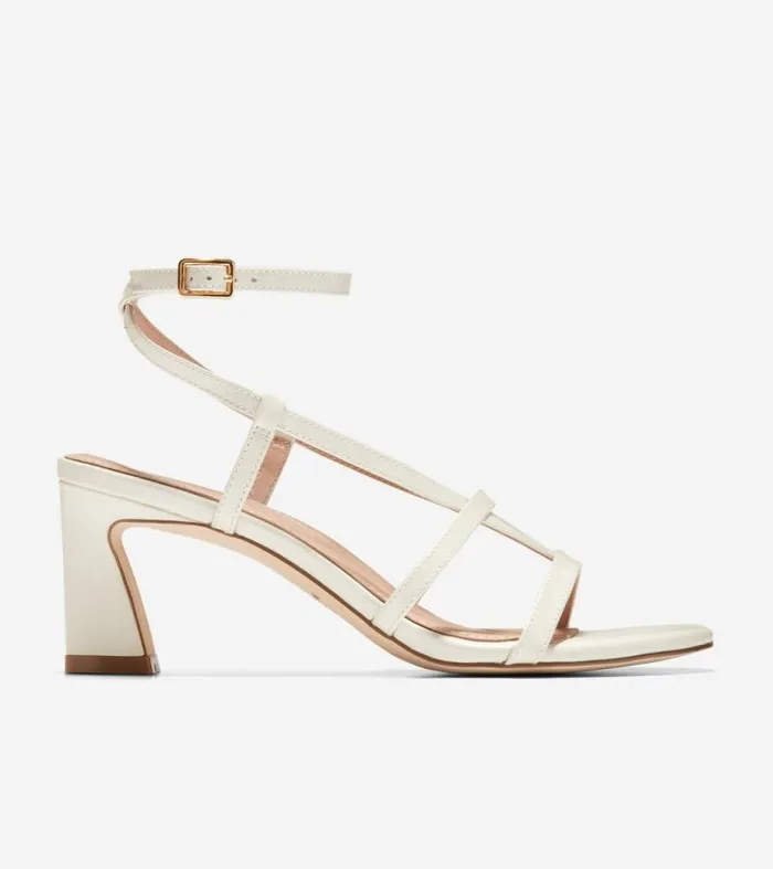 Women Heels and Pumps Cole Haan Amber Strappy Sandals Ivory