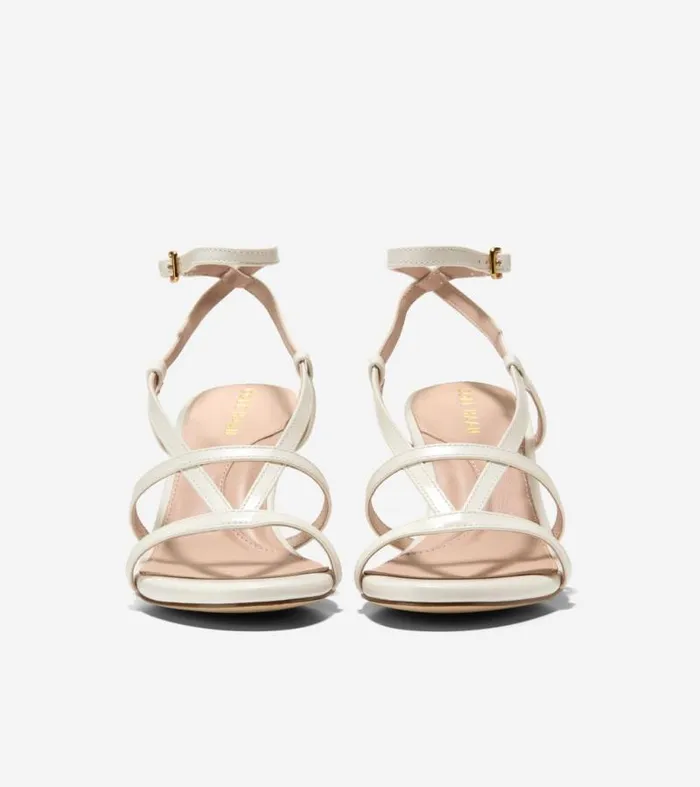 Women Heels and Pumps Cole Haan Amber Strappy Sandals Ivory