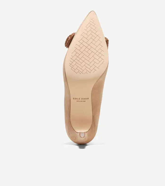 Women Heels and Pumps Cole Haan Bellport Bow Pumps Blush Tan