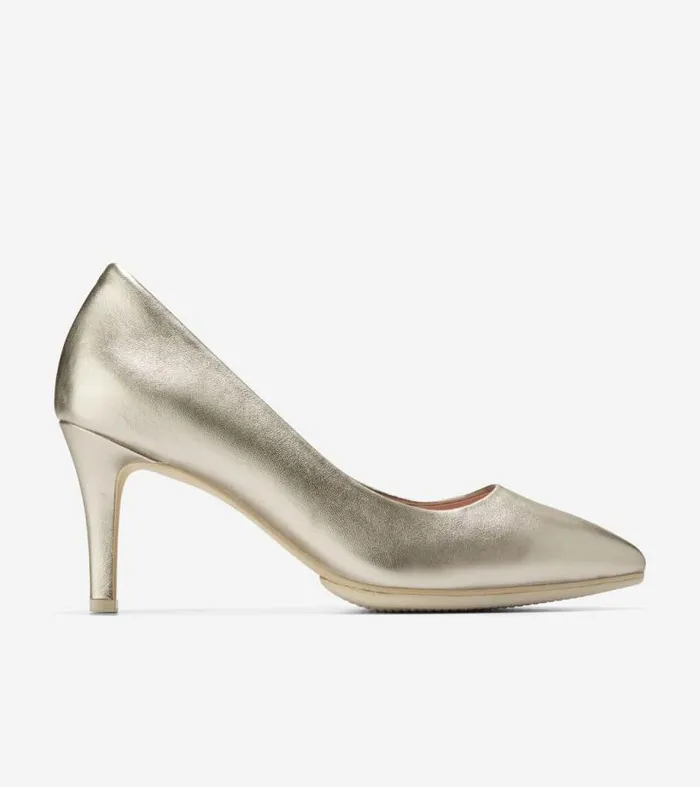 Women Heels and Pumps Cole Haan Grand Ambition Pumps Soft Gold