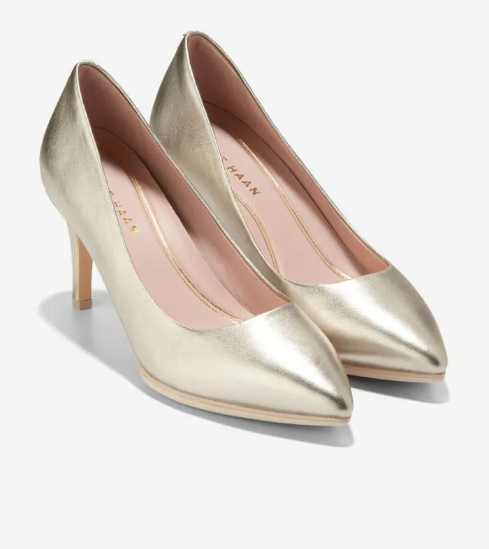 Women Heels and Pumps Cole Haan Grand Ambition Pumps Soft Gold