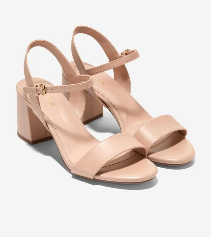 Women Heels and Pumps Cole Haan Josie Block Heel Sandals Brush Leather