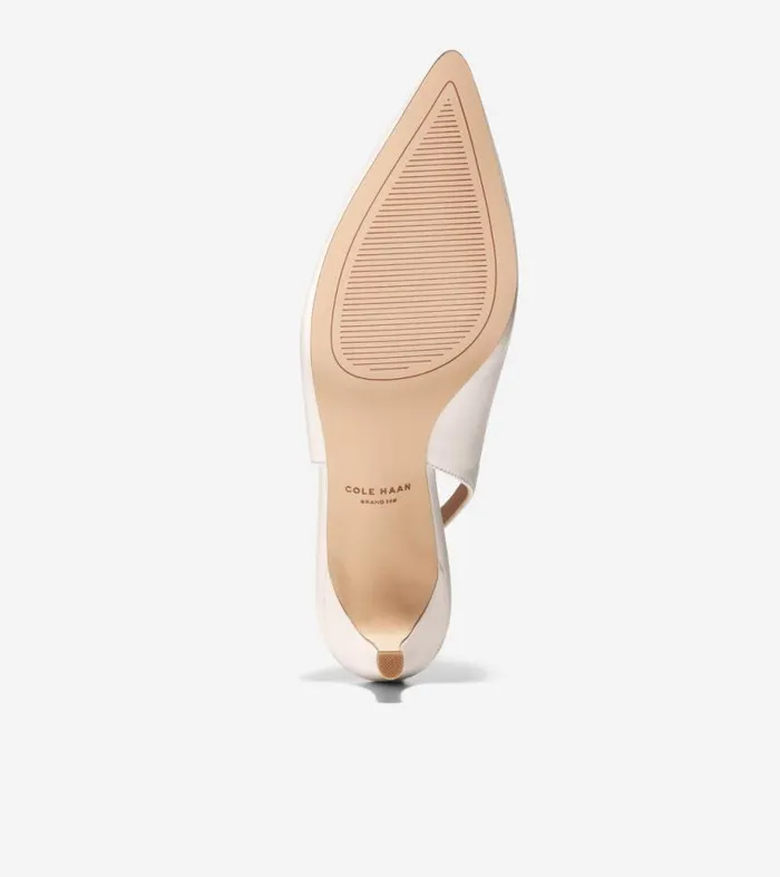 Women Heels and Pumps Cole Haan Vandam Sling Back Pumps Ivory