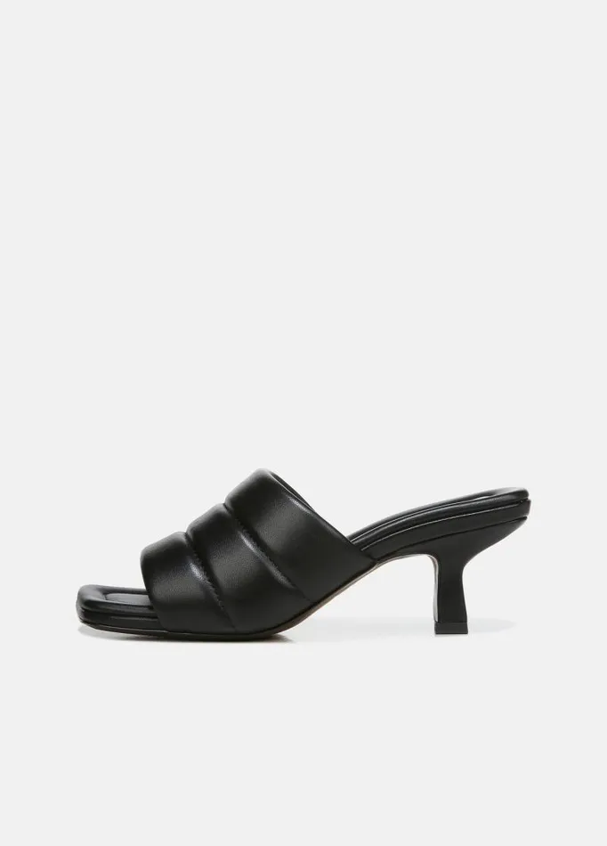 Women Heels Vince Ceil Mule Black