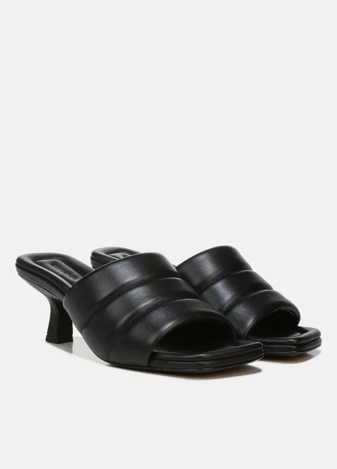 Women Heels Vince Ceil Mule Black