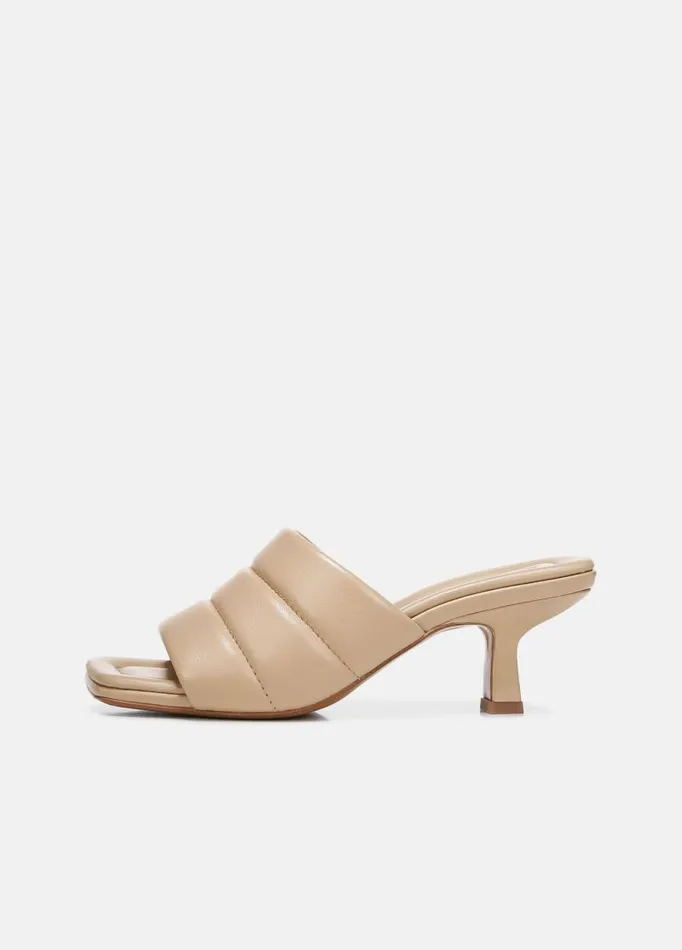 Women Heels Vince Ceil Mule Cappuccino