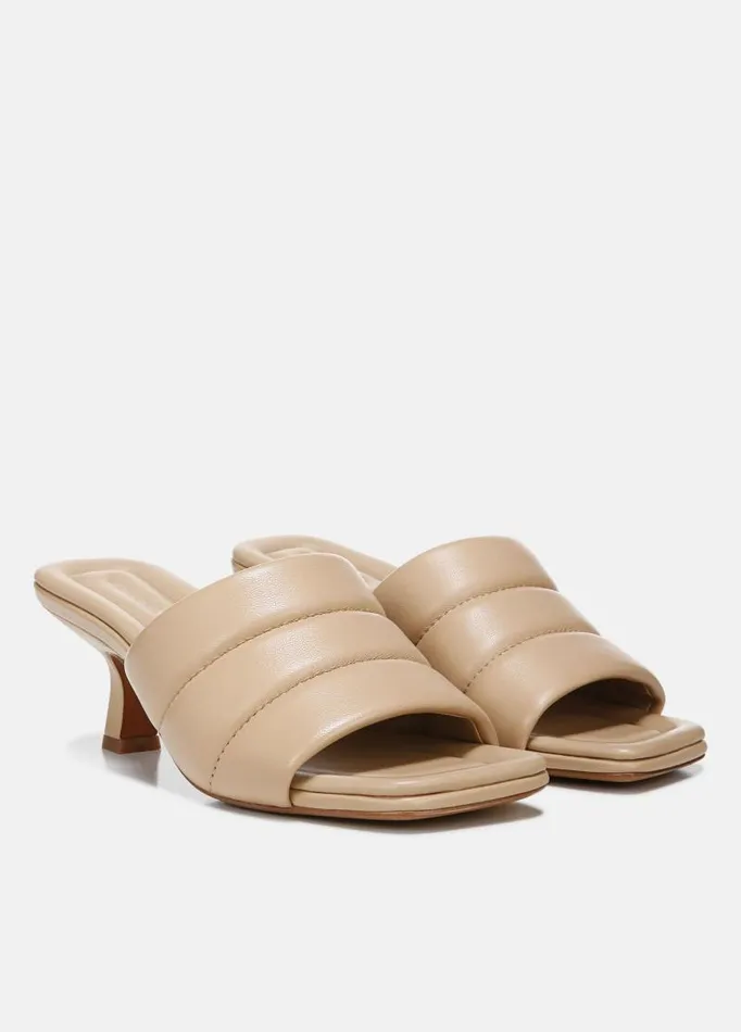 Women Heels Vince Ceil Mule Cappuccino