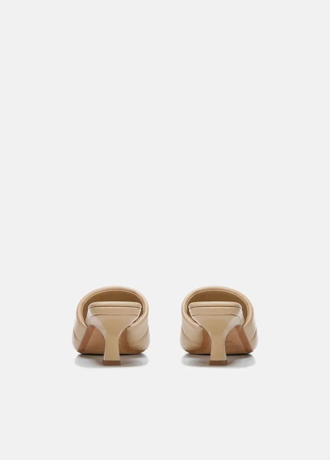 Women Heels Vince Ceil Mule Cappuccino