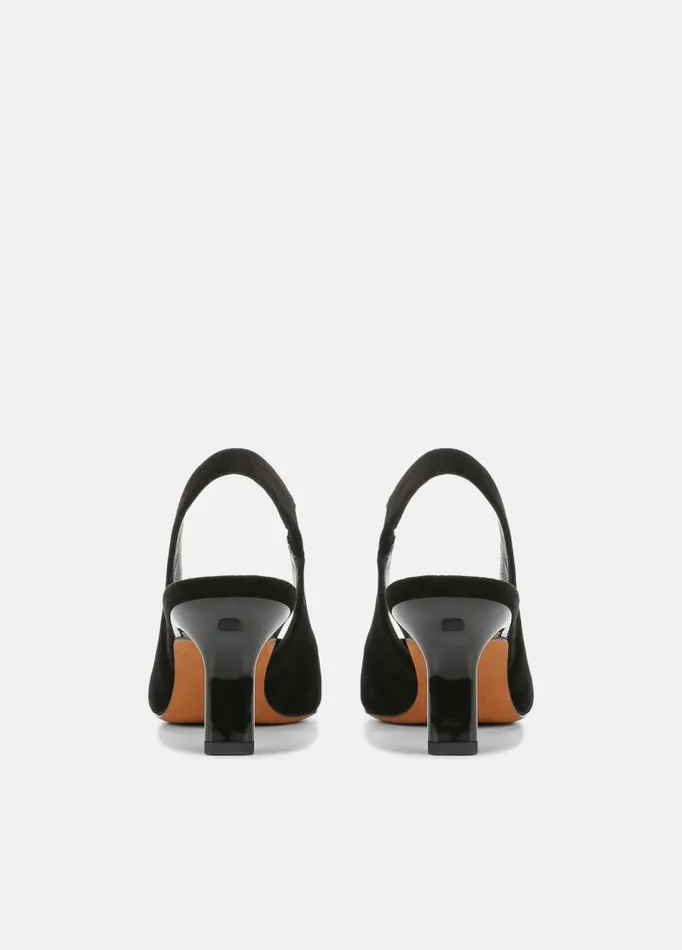 Women Heels Vince Patrice Velvet Slingback Heel Black