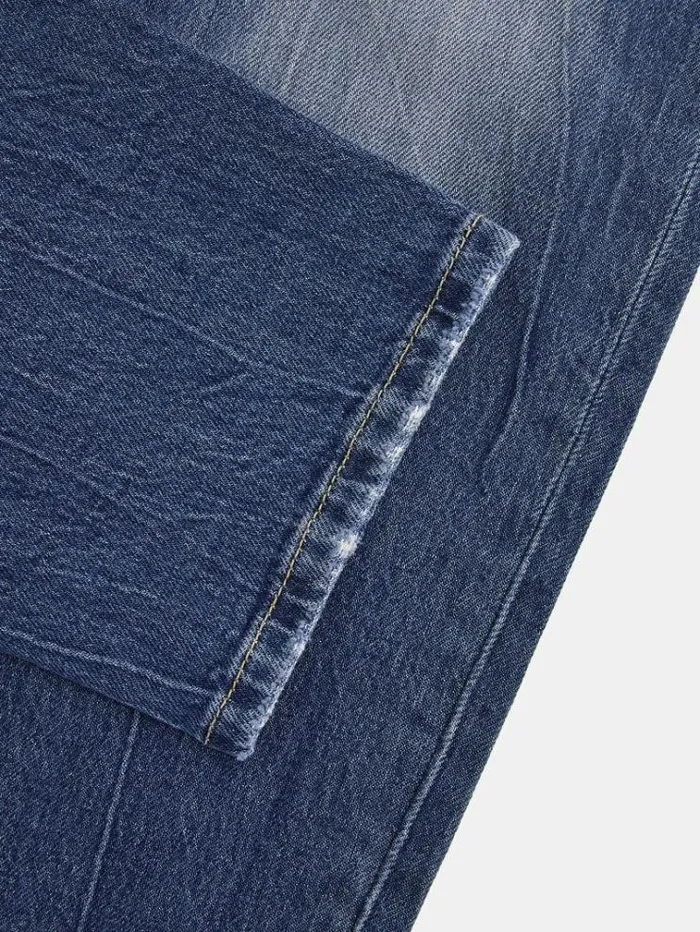 Women High Rise Mom Denim Pant Blue Guess Relaxed