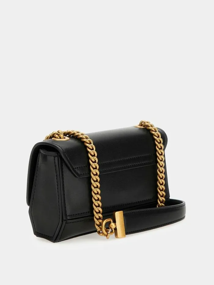 Women Iseline Stud Mini Crossbody Black Guess Crossbody Bags