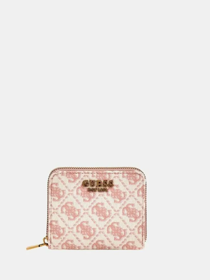 Women Izzy 4g Logo Mini Wallet Multi Pink Guess Wallets