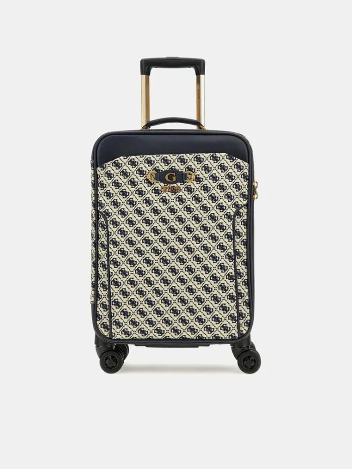 Women Izzy 4g Logo Trolley Dark Blue Guess Travel Bags
