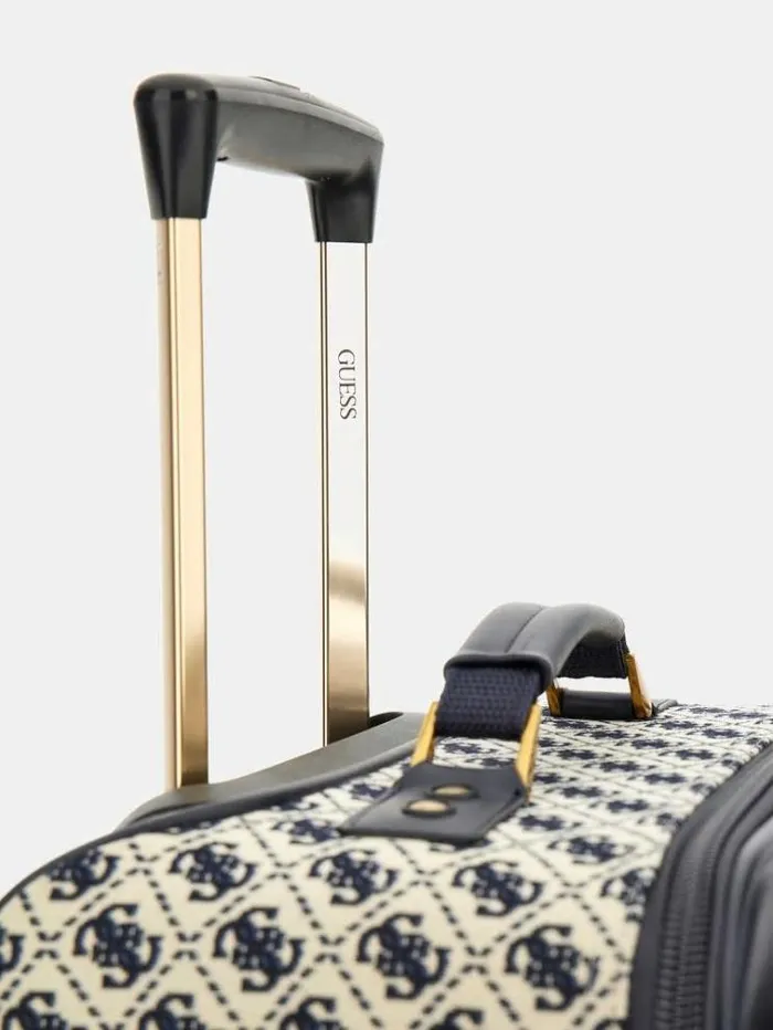 Women Izzy 4g Logo Trolley Dark Blue Guess Travel Bags