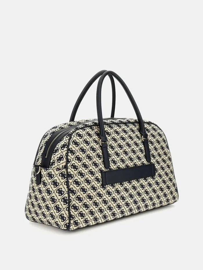 Women Izzy 4g Logo Weekender Bag Dark Blue Guess Travel Bags