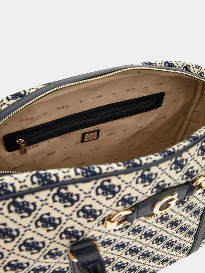 Women Izzy 4g Logo Weekender Bag Dark Blue Guess Travel Bags