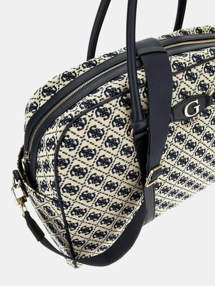 Women Izzy 4g Logo Weekender Bag Dark Blue Guess Travel Bags