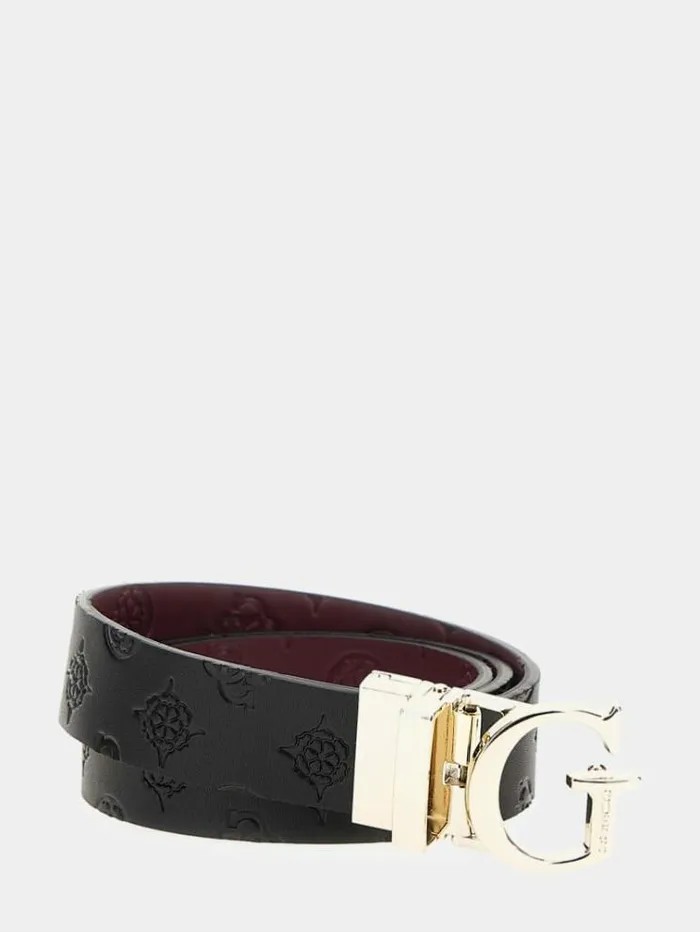 Women James 4g Logo Belt Black Guess Belts
