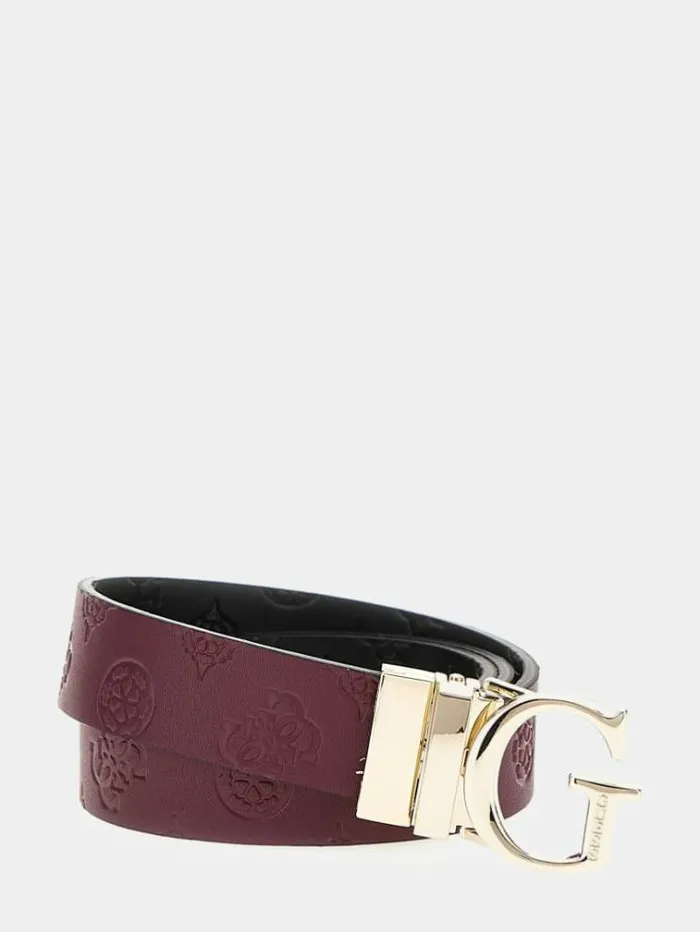 Women James 4g Logo Belt Black Guess Belts