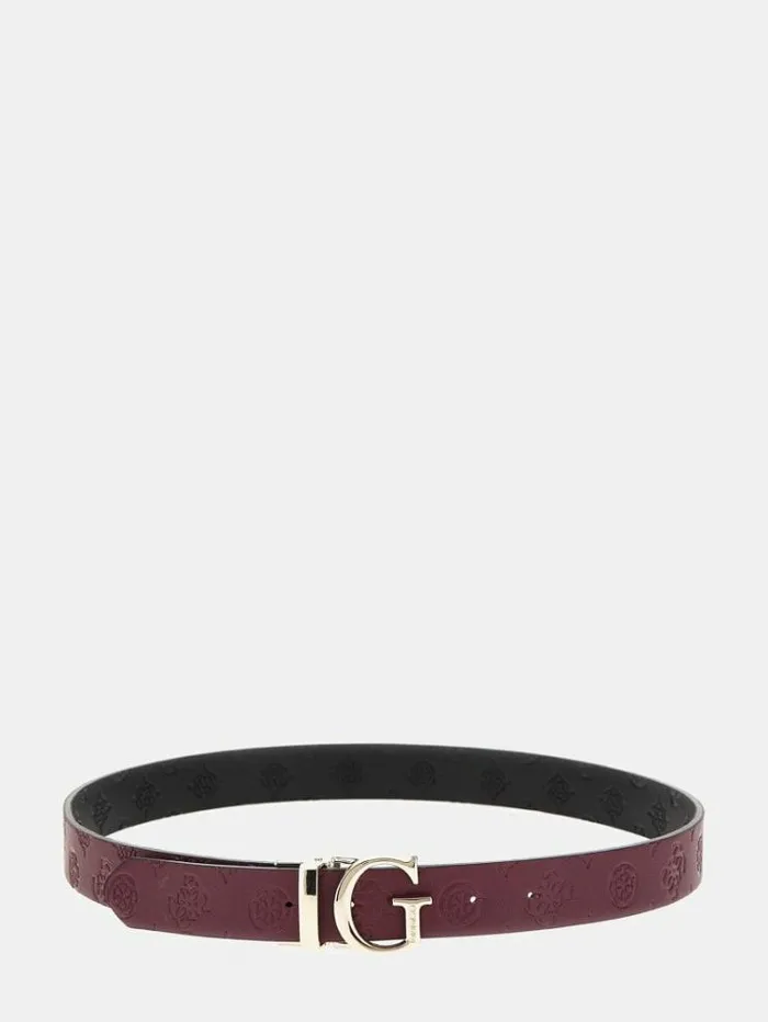 Women James 4g Logo Belt Black Guess Belts
