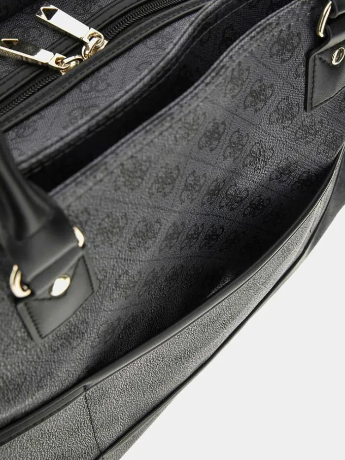 Women Jesco 4g Logo Shopper Black Multi Guess Travel Bags