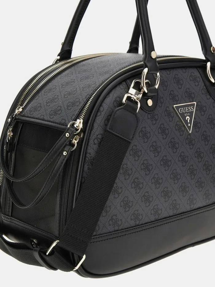 Women Jesco 4g Logo Weekender Bag Black Multi Guess Travel Bags