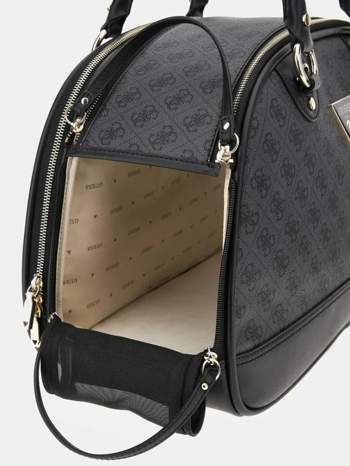 Women Jesco 4g Logo Weekender Bag Black Multi Guess Travel Bags