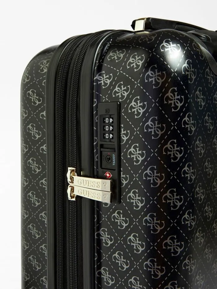 Women Jesco Trolley Grey Multi Guess Travel Bags