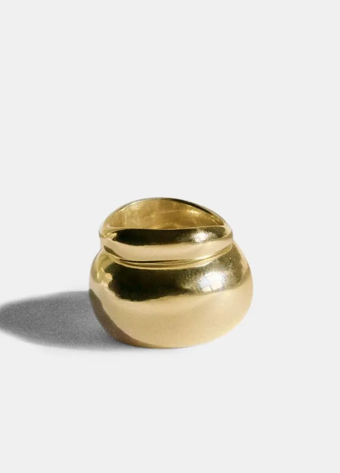 Women Jewelry Vince Hernan Herdez Puff Ring Set Gold