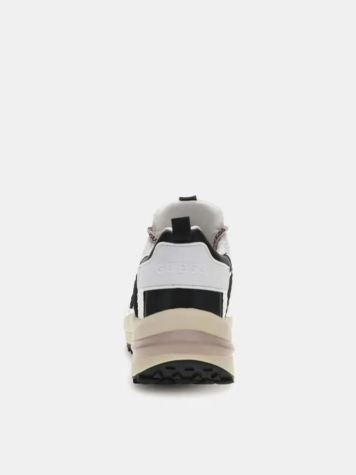 Women Kadinn Knit Running Shoes White Guess Sneakers