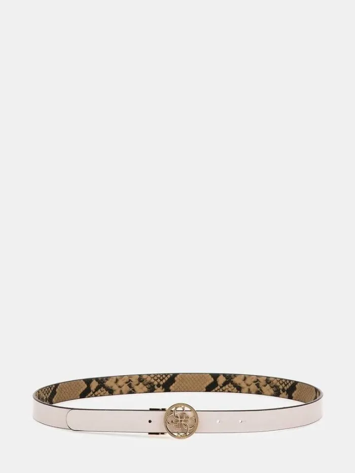 Women Katey Python Belt Multi Beige Guess Belts