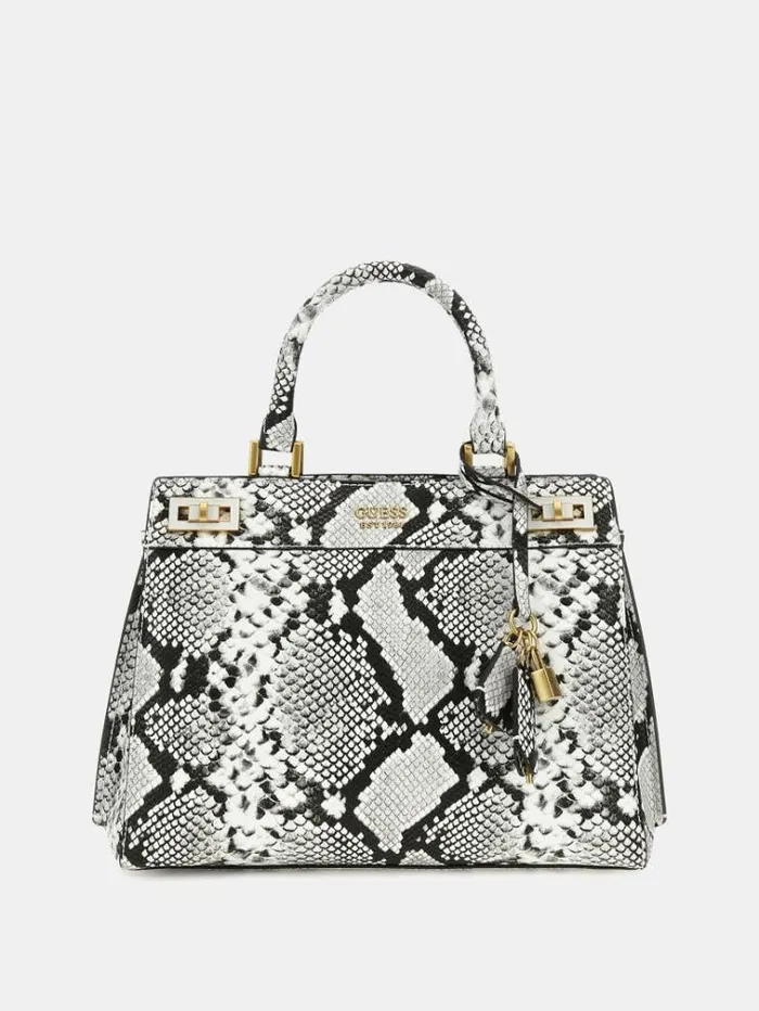 Women Katey Pythonprint Handbag Animalier Guess Handbags