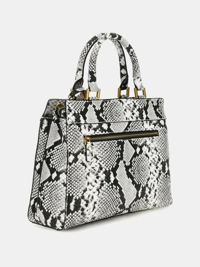 Women Katey Pythonprint Handbag Animalier Guess Handbags