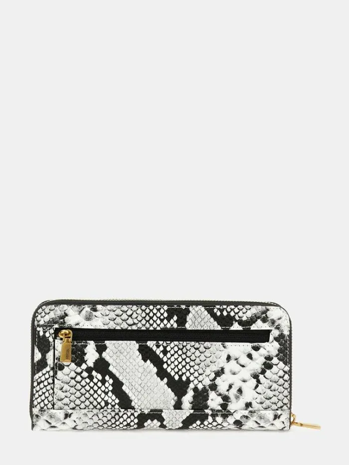 Women Katey Pythonprint Maxi Wallet Animalier Guess Wallets