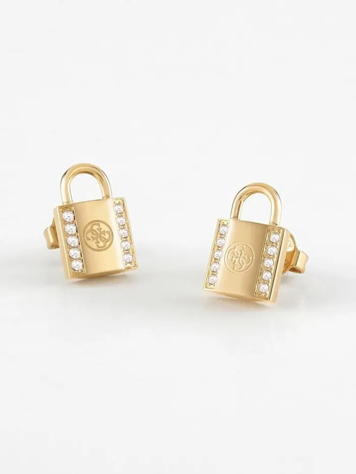 Women keep Me Close Earrings Gold Guess Jewellery