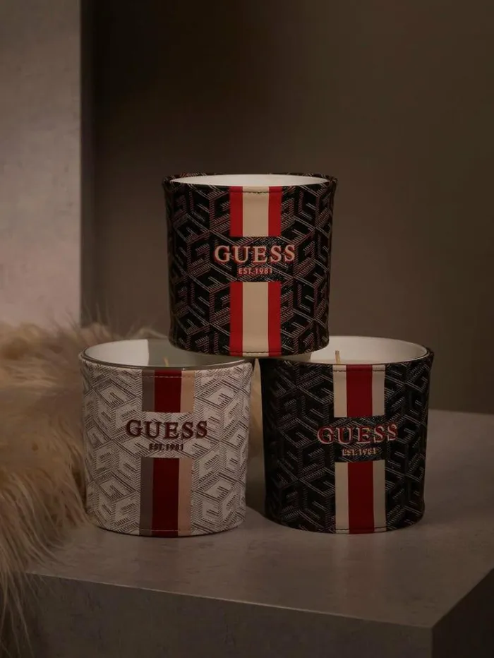 Women Large 034g Cube034 Candle Grey Multi Guess Home Collection