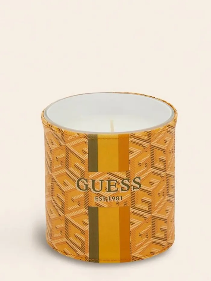 Women Large 034g Cube034 Candle Yellow Guess Home Collection