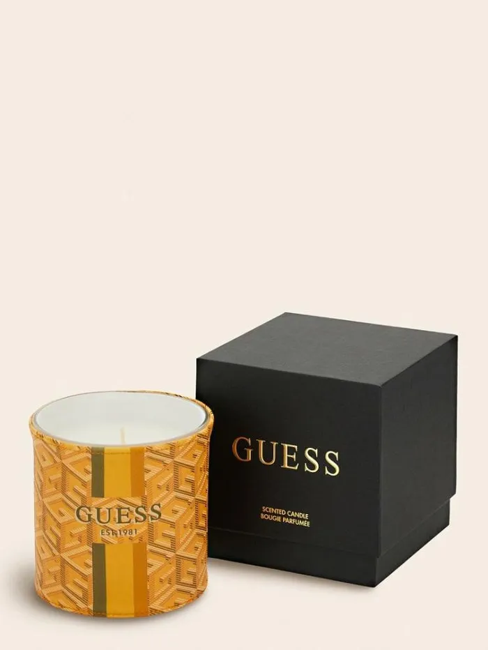 Women Large 034g Cube034 Candle Yellow Guess Home Collection