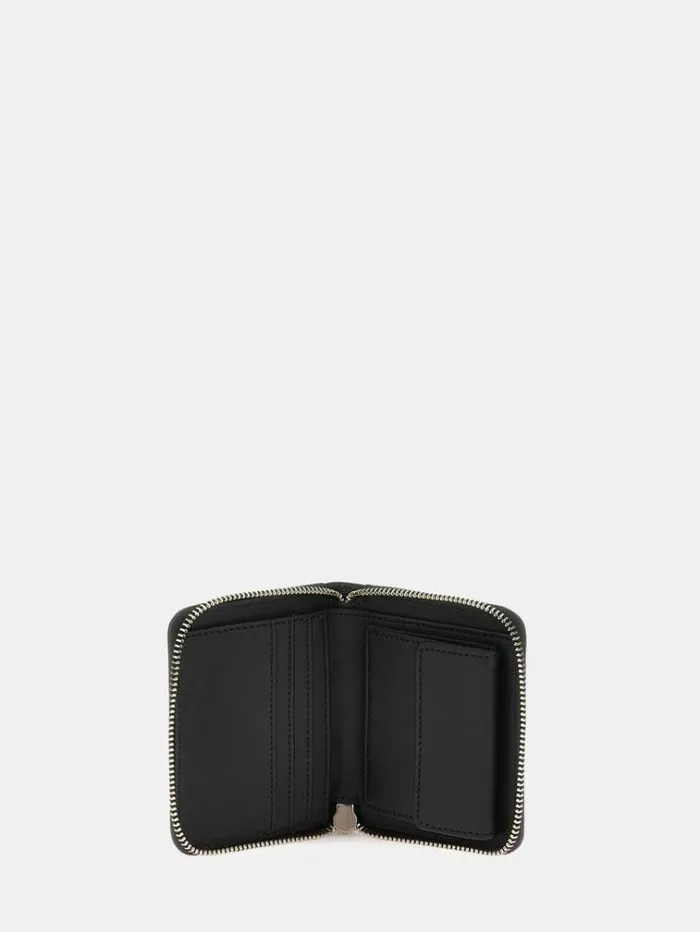 Women Laurel 4g Logo Mini Wallet Dark Grey Guess Wallets